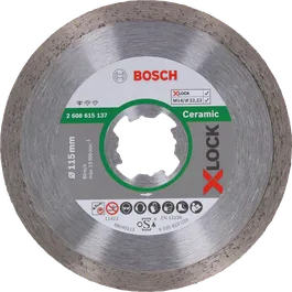 Bosch X-LOCK Standard 세라믹 다이아몬드 커팅 디스크 115mm.