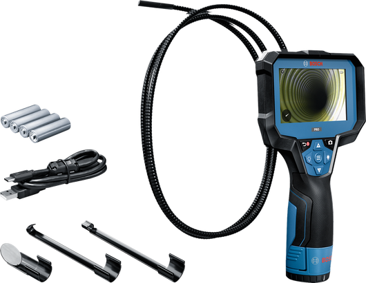 Bosch 검사 카메라 GIC 4-23 C 및 액세서리.