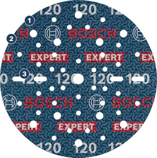 Bosch EXPERT O780 포일 샌딩 디스크 150mm G120.