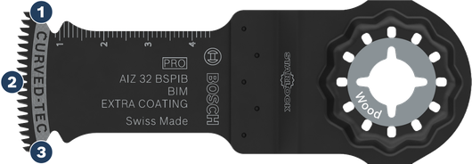 Bosch 스타록 AIZ 32 BSPIB 목재 톱날.