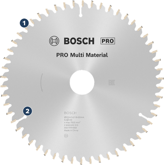 Bosch PRO 멀티 머티리얼 원형 톱날.