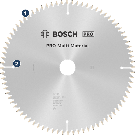 Bosch PRO 멀티 머티리얼 원형 톱날.