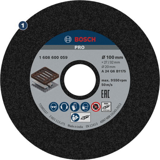 Bosch 프로 100mm 금속 절단 디스크.