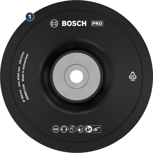 각도 연삭기용 Bosch PRO 연삭 휠, 180mm.