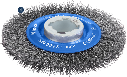 Bosch 프로 메탈 클린 X-락 와이어 휠 115mm.