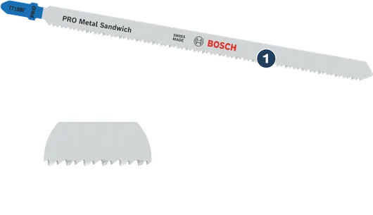 금속 절단용 Bosch PRO Metal Sandwich 톱날.