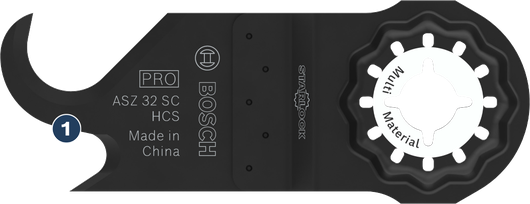 Bosch PRO ASZ 32 SC 다양한 소재 절단을 위한 멀티툴 블레이드.