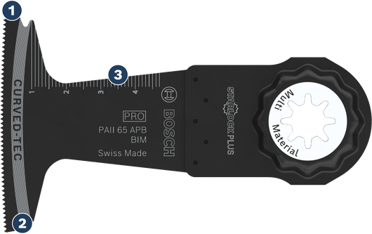 Bosch StarlockPlus PAI 65 APB BIM 다중재료 톱날.