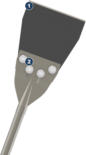 Bosch PRO SDS 맥스 바닥 스크레이퍼 교체 세트, 152mm.