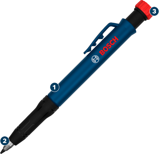 Bosch 딥홀 샤프펜슬 (2.8mm HB 심).