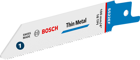 Bosch S522EF 얇은 금속용 왕복톱날.