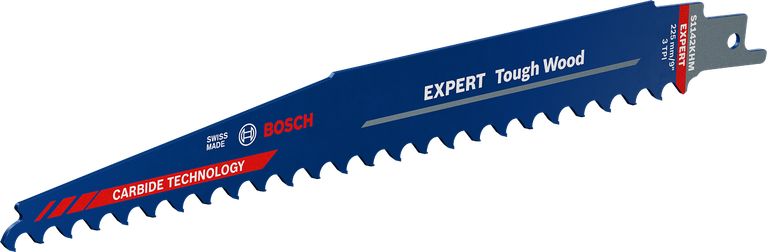 Bosch 엑스퍼트 터프 우드 카바이드 왕복 톱날.