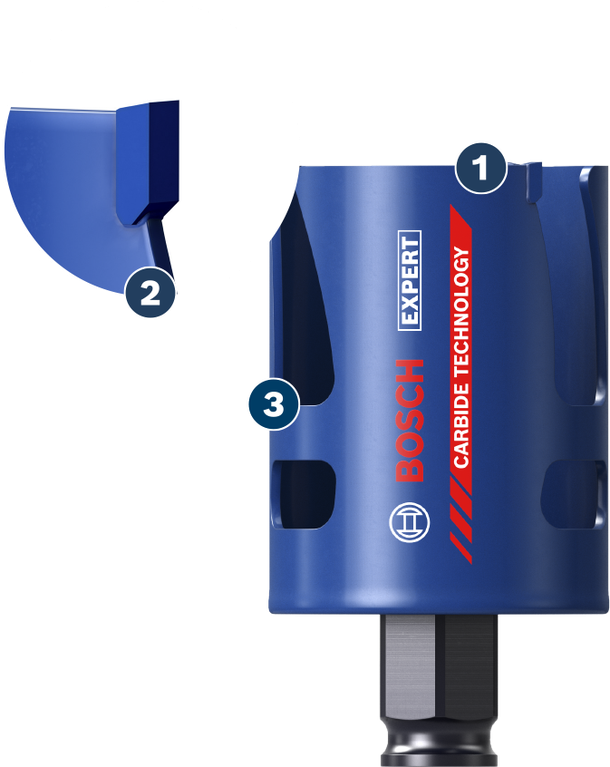 Bosch 엑스퍼트 카바이드 기술 홀 톱.