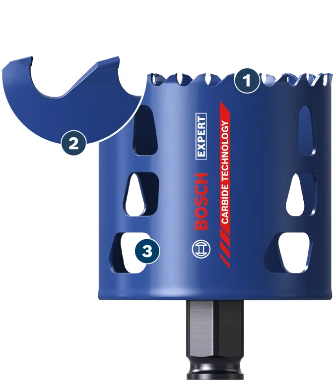 Bosch 엑스퍼트 카바이드 기술 홀 톱.