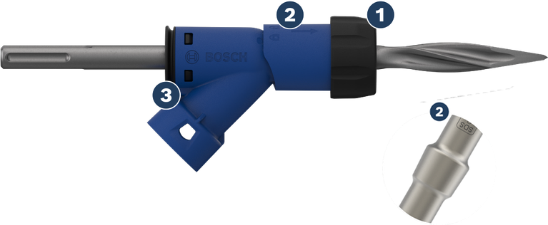 Bosch EXPERT SDS max 포인트 치즐 어댑터 400mm.
