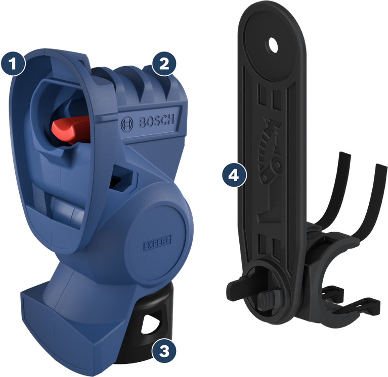 먼지 추출 기능이 있는 드릴링용 Bosch EXPERT SDS 클린 어댑터.