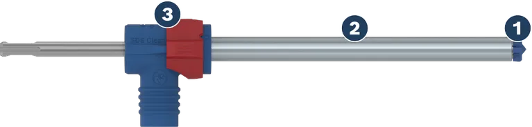 Bosch SDS 클린 먼지 추출 드릴 비트.