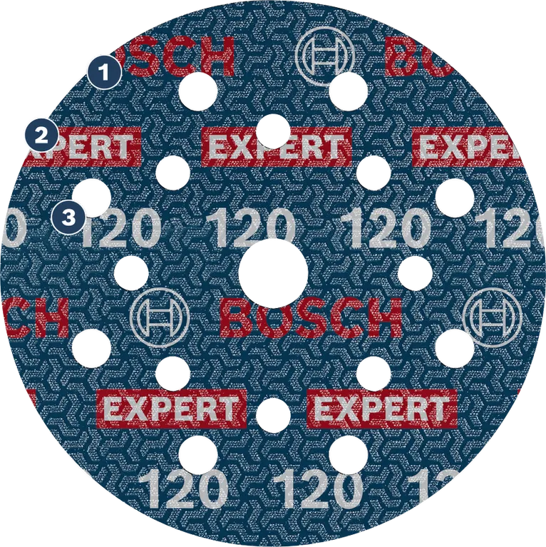 Bosch EXPERT O780 125mm 샌딩 디스크 G120.