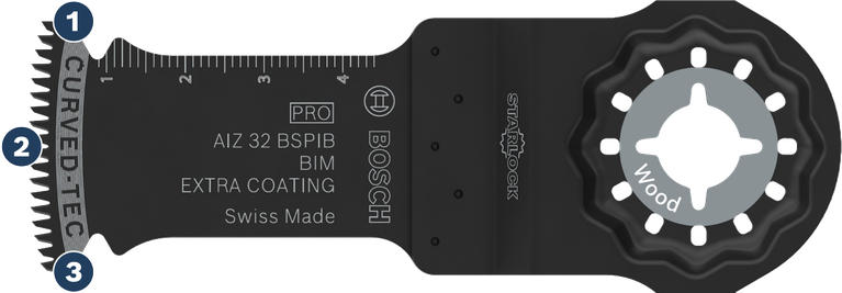 Bosch 스타록 AIZ 32 BSPIB 목재 톱날.