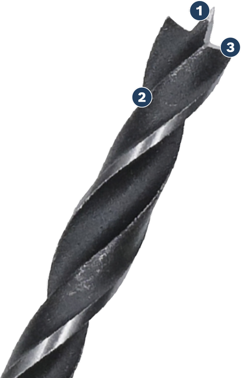 정밀한 드릴링을 위한 Bosch 카바이드 팁 스파이더 드릴 비트.