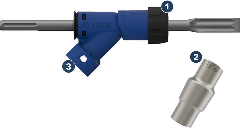 Bosch EXPERT SDS max 플랫 치즐 어댑터 25x400mm.