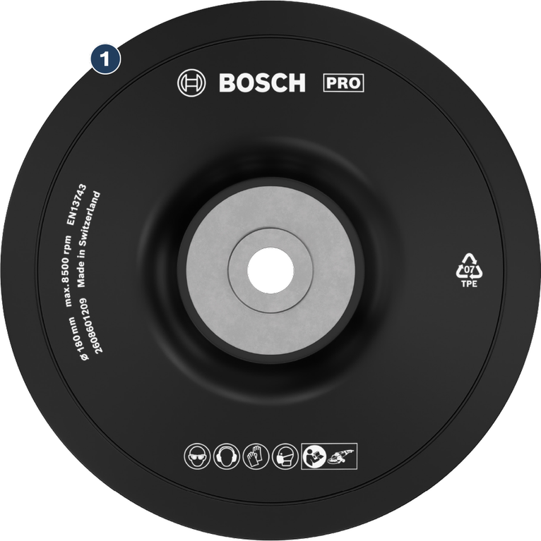 각도 연삭기용 Bosch PRO 연삭 휠, 180mm.