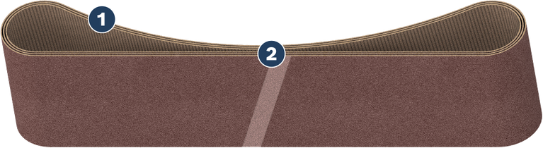 내구성 있는 조인트가 있는 벨트 샌더용 Bosch 샌딩 벨트.