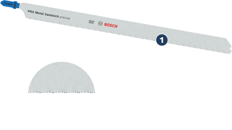 Bosch PRO 메탈 샌드위치 정밀 톱날.