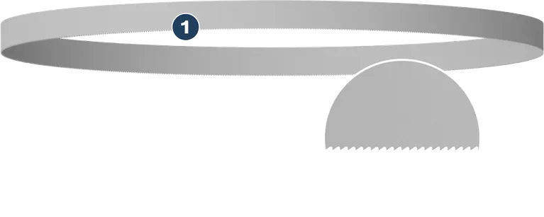 Bosch PRO CB4424 밴드톱 블레이드, 길이 1140mm.