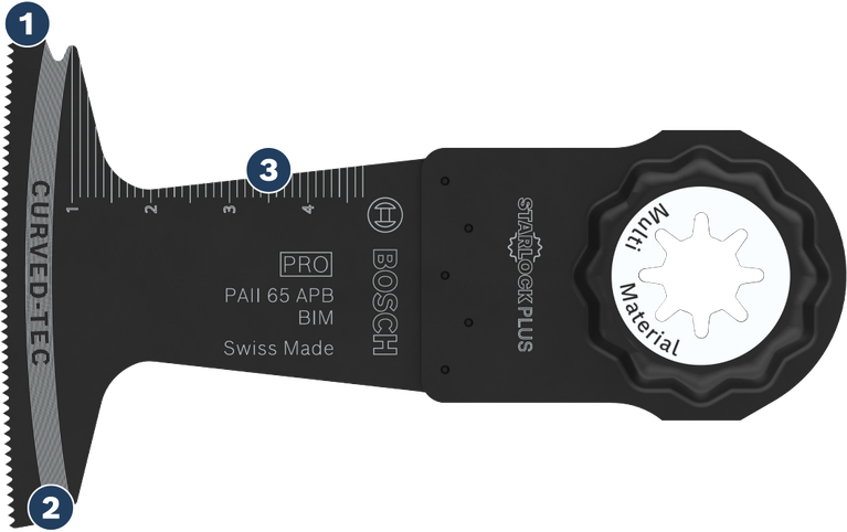 Bosch StarlockPlus PAI 65 APB BIM 다중재료 톱날.
