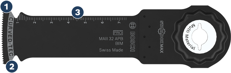 Bosch 스타록 맥스 MAII 32 APB 다중 소재 진동 톱날.