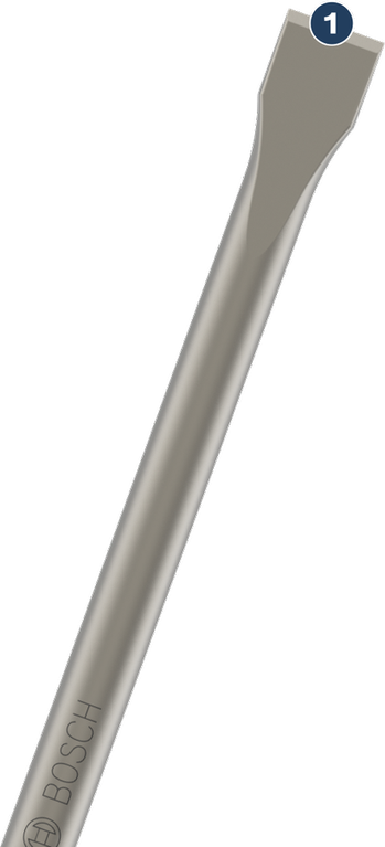 철거 및 석조 작업용 Bosch 플랫 끌.