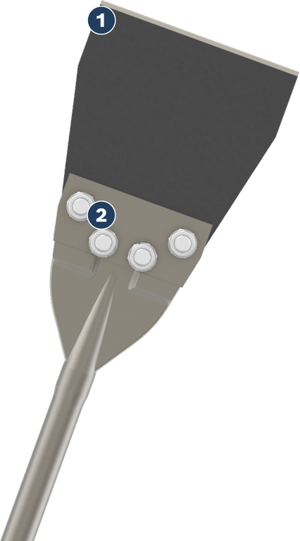 Bosch PRO SDS max 바닥 스크레이퍼 152 x 635 mm 끌.