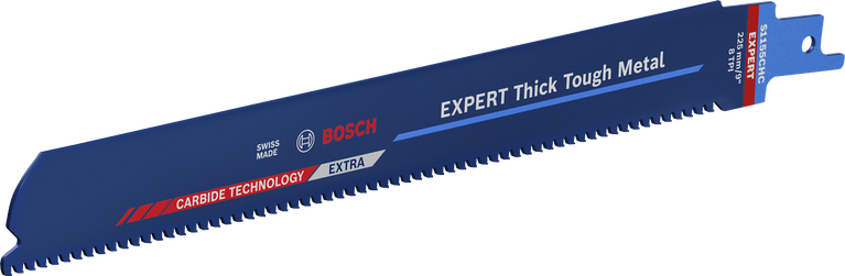두껍고 단단한 금속 절단 시 긴 수명을 제공 Bosch 엑스퍼트 두꺼운 견고한 금속 카바이드 왕복 톱날.