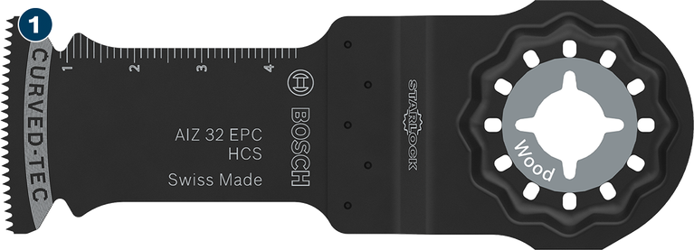 Bosch 스타록 AIZ 32 EPC HCS 목재 절단용 날.