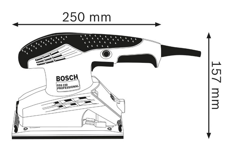 오비탈 샌더 치수.