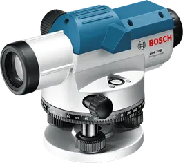 32배 확대 기능을 갖춘 Bosch GOL 32 D 광학 레벨.