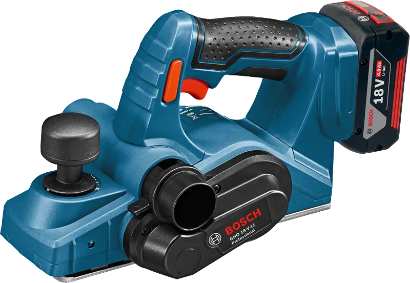 인체공학적 손잡이가 달린 Bosch 무선 플래너 GHO 18V-LI.