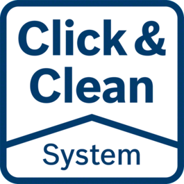 Click & Clean 시스템 – 3대 장점 가공물을 깔끔한 상태로 확인: 더욱 정밀하고 신속한 작업 가능
유해 분진 즉시 추출: 작업자의 건강 보호
분진 감소: 공구 및 액세서리의 수명 연장