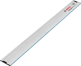 정밀한 도구 정렬을 위해 설계된 측정 표시가 있는 금속 가이드 레일 액세서리입니다.