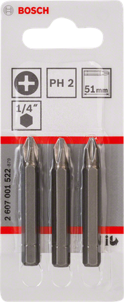 Bosch PH2 51mm 초경 드라이버 비트.