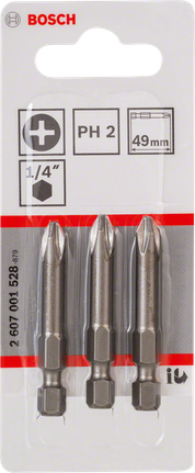 Bosch PH2 49mm 초경 드라이버 비트.