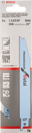 Bosch S 123 XF 6인치 왕복톱날.