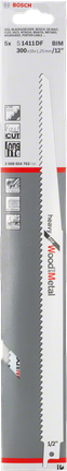 Bosch S1411DF 목재 및 금속용 왕복톱날.