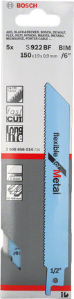 Bosch S 922 BF 6인치 왕복 톱날.