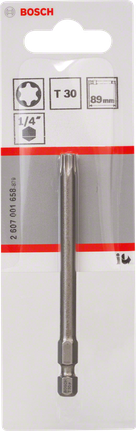 스크루 드라이버 비트 Extra Hard Bosch T30 1/4″ 89mm 스크루드라이버 비트.