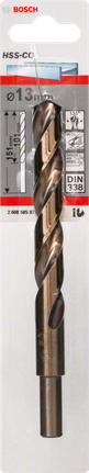 금속 드릴 비트 HSS-Co, DIN 338 Bosch 13mm HSS-Co 금속 드릴 비트.