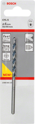 Bosch 4mm CYL-5 콘크리트 드릴 비트.