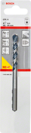 Bosch CYL-5 7mm 콘크리트 드릴 비트.