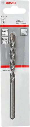 Bosch CYL-3 8mm 콘크리트 드릴 비트.
